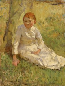 Dívka v poli, 1897. od George Clausen
