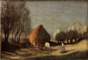 Hayfield, Widdington (barva těla) od George Clausen