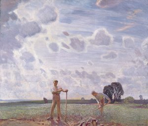 Na červnových polích od George Clausen