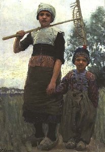 Little Haymakers, Severní Holandsko od George Clausen