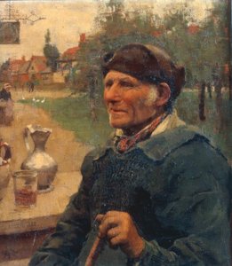 Vesničan od George Clausen