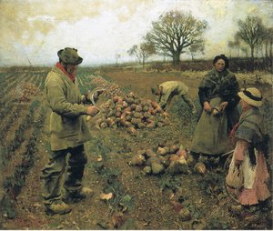 Zimní práce od George Clausen