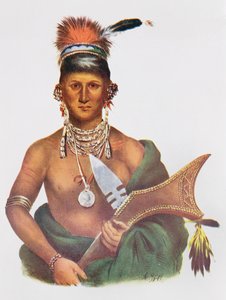 Appanoose, a Sauk Chief, 1837, ilustrace z 