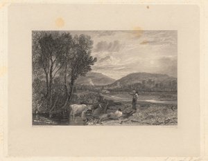 Hrad Lulworth, Dorsetshire od George Cooke