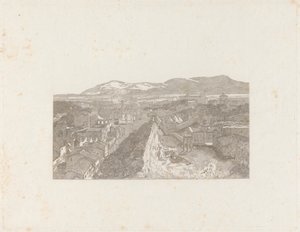Forum Romanum z věže Kapitolu od George Cooke
