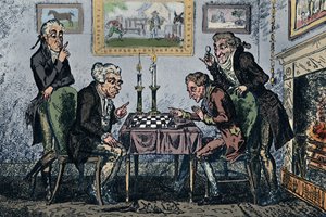 Hra v šachy, 1948 od George Cruikshank