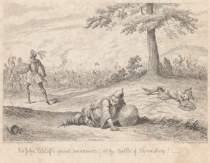 Další část pole: ‚Henry IV část I,‘ dějství V, scéna IV od George Cruikshank