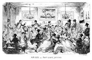 Beran - Ram-pant jollities, 19. století. od George Cruikshank
