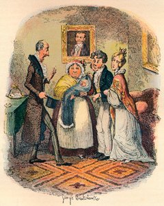 Křtiny v Bloomsbury, c1900 od George Cruikshank