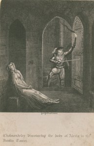 Cholmondeley objevil tělo Alexie od George Cruikshank