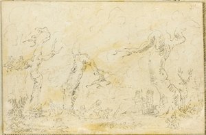 Komická scéna III od George Cruikshank