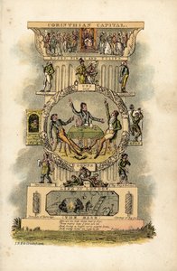 Korintské hlavní město od George Cruikshank