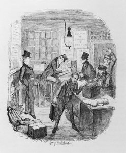 Early Coaches, c.1836 (rytina) od George Cruikshank