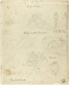 Rané skici k operám Falstaff, Sen noci svatojánské od George Cruikshank