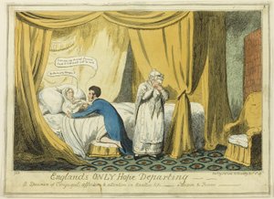 Odchod jediné anglické naděje od George Cruikshank