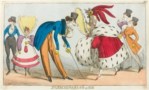 Módní lidé roku 1818