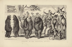 Členové zoologické společnosti od George Cruikshank