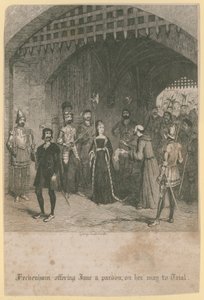 Heckenham nabízí Jane odpuštění od George Cruikshank