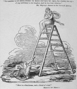 Tady je pánové a můj přítel!, c1820. od George Cruikshank