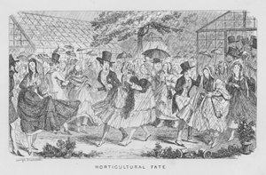 Zahradnický osud, tj. déšť na slavnosti od George Cruikshank