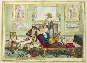 Kolibříci aneb Dandy trio od George Cruikshank