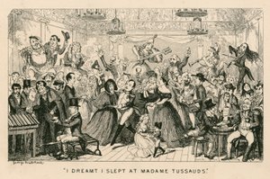 Zdálo se mi, že jsem spal v Madame Tussauds od George Cruikshank