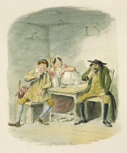 Ilustrace k filmu "Oliver Twist" od George Cruikshank