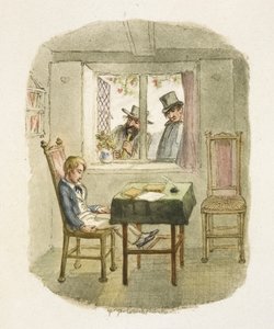 Ilustrace k filmu "Oliver Twist" od George Cruikshank