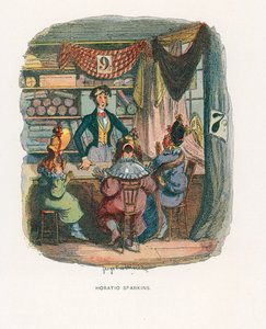 Ilustrace pro Sketches od Boz od George Cruikshank