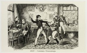 Červenec - Souhrnný sborník z leptů George Cruikshanka do komiksových almanachů: 1835-1853 od George Cruikshank