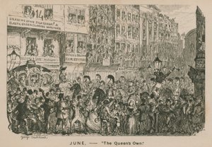 Červen - Královna je vlastní od George Cruikshank