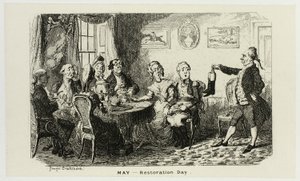 Květen - Den restaurování z ocelorytu George Cruikshanka do komiksových almanachů: 1835-1853 od George Cruikshank