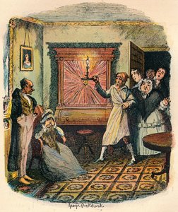 Paní Tibbsová a pan Evenson, kolem roku 1900 od George Cruikshank