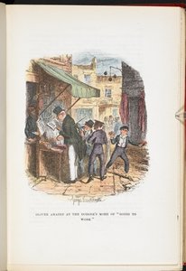 Oliver byl ohromen Dodgerovým způsobem „jít do práce“ z Dobrodružství Olivera Twista... S dvaceti čtyřmi ilustracemi od Cruikshanka od George Cruikshank