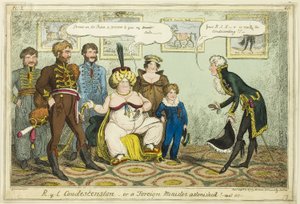 Královská povýšenost od George Cruikshank