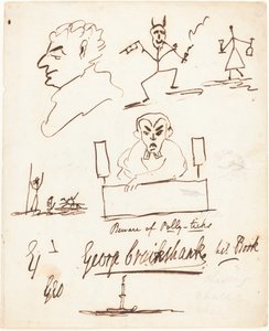 Satirické skici od George Cruikshank