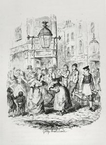 Sedm čísel, kolem roku 1836 od George Cruikshank