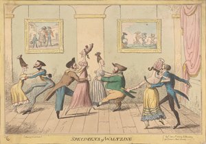 Ukázky valčíku od George Cruikshank