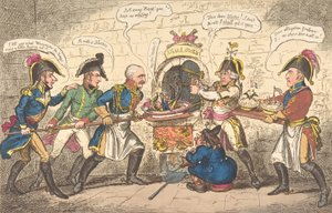 Spojenečtí pekaři aneb Korsická ropucha v díře, 1. dubna 1814., 1. dubna 1814. od George Cruikshank