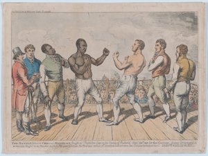 Bitva mezi Cribbem a Molineaux, 28. září 1811, 3. října 1811, 3. října 1811. od George Cruikshank
