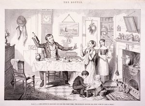 "Láhev", 1847 od George Cruikshank