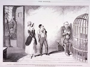 "Láhev", 1847 od George Cruikshank