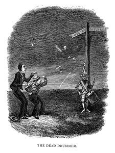 Mrtvý bubeník, 1840 od George Cruikshank