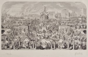 Pitné zvyky společnosti nebo uctívání Bakcha od George Cruikshank