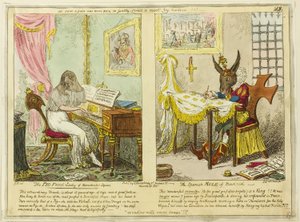 Dáma s prasečí tváří z Manchesterského náměstí a španělský mezek z Madridu od George Cruikshank