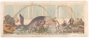 Princ velryb nebo rybář v Anchor, 1. května 1812. od George Cruikshank