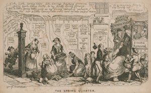 jarní čtvrť; kreslený film od George Cruikshank