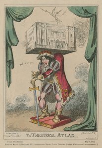 Divadelní atlas: Edmund Kean jako Richard III od George Cruikshank