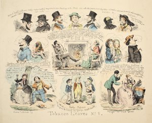 Tabákové listy č. 1, hospoda. 1851. od George Cruikshank