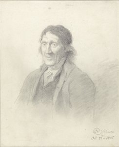 Portrét muže, 1805 (grafit s inkoustem na papíře)